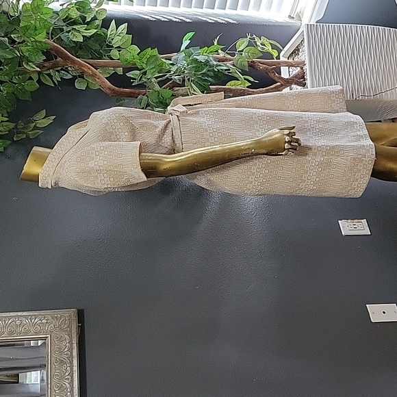 Vintage Puritan Forever Young Cream Geometric Print Shift Groovy Dress Size 8 - Picture 5 of 11